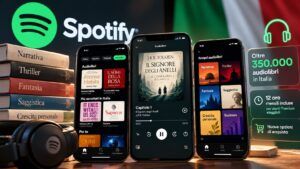 Spotify porta gli audiolibri Premium in Italia: 12 ore incluse al mese 3 Spotify porta gli audiolibri Premium in Italia: 12 ore incluse al mese