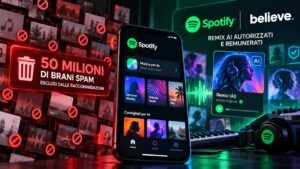 Spotify esclude 50 milioni di brani spam e prepara i remix AI a pagamento 3 Spotify esclude 50 milioni di brani spam e prepara i remix AI a pagamento