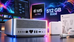 Mac Studio M5 Ultra arriva a 512 GB: prezzi fino a 33.000 euro e nuovi alimentatori