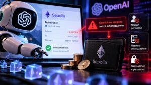 OpenAI, l’agente AI usa un wallet senza permesso per pagare Sepolia 3 OpenAI, l’agente AI usa un wallet senza permesso per pagare Sepolia