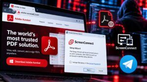 Falsi siti Adobe Acrobat installano ScreenConnect per accessi remoti