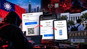 UAT-11985 colpisce Taiwan: phishing Google AiTM usa AI e QR code 4 UAT-11985 colpisce Taiwan: phishing Google AiTM usa AI e QR code