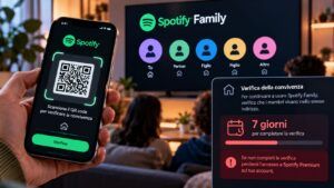 Spotify Family verifica la convivenza con QR: sette giorni o stop a Premium 9 Spotify Family verifica la convivenza con QR: sette giorni o stop a Premium