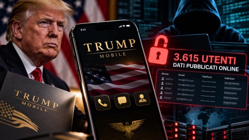 Violazione dati Trump Mobile 1