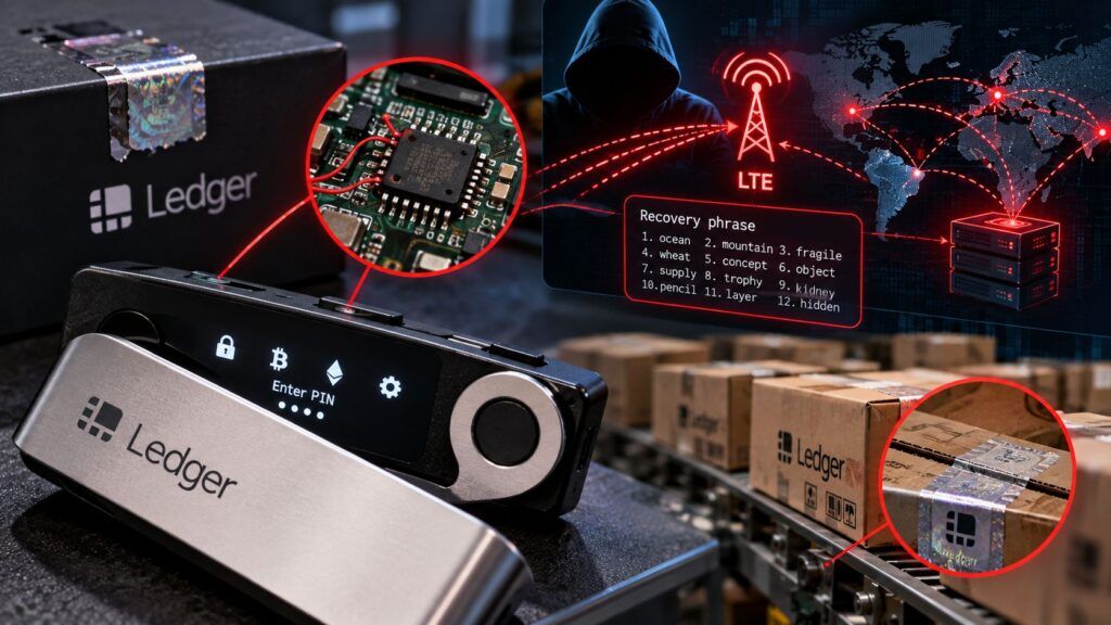 Ledger, chip spia negli hardware wallet ruba le recovery phrase via LTE 2 Violazione della sicurezza del wallet Ledger