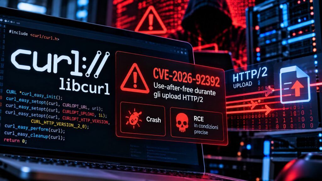curl 8.23 corregge una falla HTTP/2 che può diventare RCE sul client 2 Vulnerabilita curl upload HTTP 2