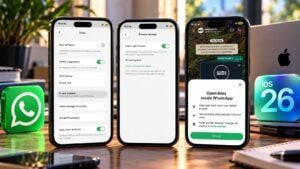 WhatsApp prepara il browser interno su iPhone: link senza uscire dalle chat 3 WhatsApp prepara il browser interno su iPhone: link senza uscire dalle chat