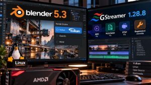 Blender 5.3 passa a Vulkan su Linux, GStreamer 1.28.8 sistema AV1 3 Blender 5.3 passa a Vulkan su Linux, GStreamer 1.28.8 sistema AV1