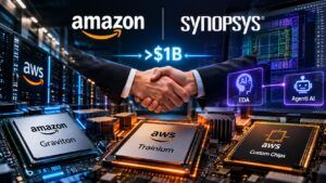 Amazon e Synopsys, accordo da oltre 1 miliardo per progettare chip con l’AI 3 Amazon e Synopsys, accordo da oltre 1 miliardo per progettare chip con l’AI