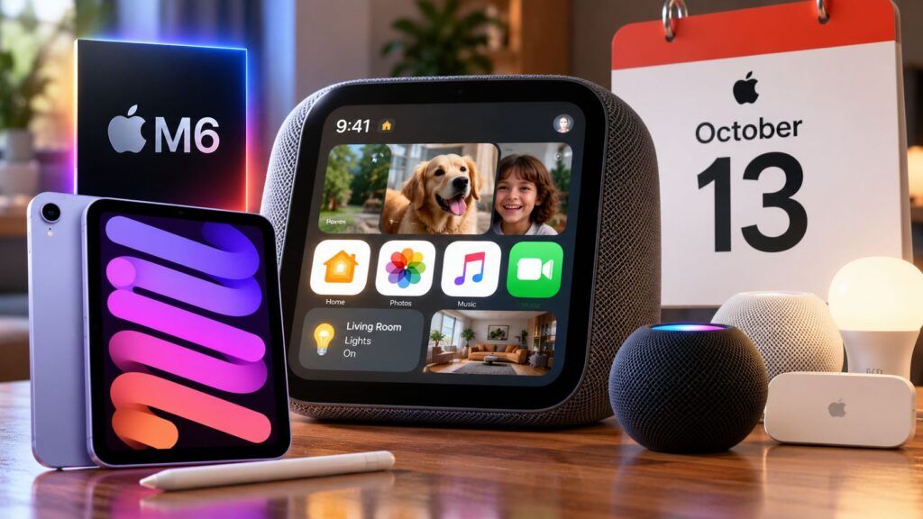 Apple HomePad verso il 13 ottobre, M6 e iPad mini 8 ridisegnano la roadmap 2 apple homepad 13 ottobre m6 ipad mini 8
