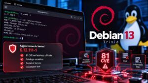 Debian 13 aggiorna il kernel: 81 CVE ufficiali, non 1.300 4 Debian 13 aggiorna il kernel: 81 CVE ufficiali, non 1.300