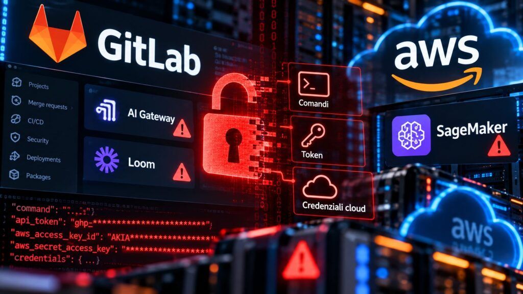 GitLab e AWS, l’AI diventa un control plane: RCE e credenziali a rischio 2 gitlab aws ai gateway loom sagemaker rce credenziali