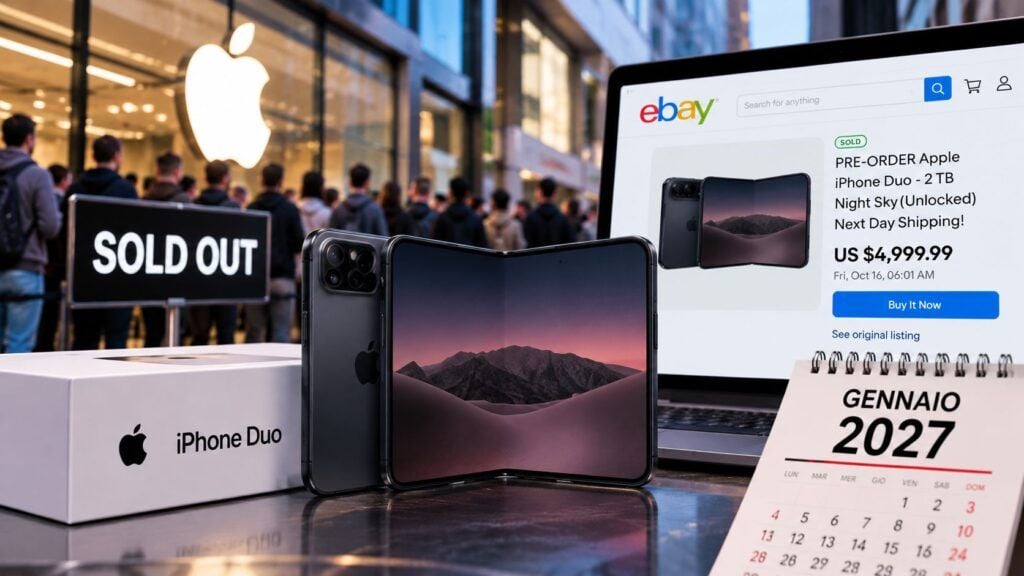 iPhone Duo sold out negli USA: consegne al 2027 e rivendite a 5.000 dollari 2 iPhone Duo esaurito la febbre del reselling