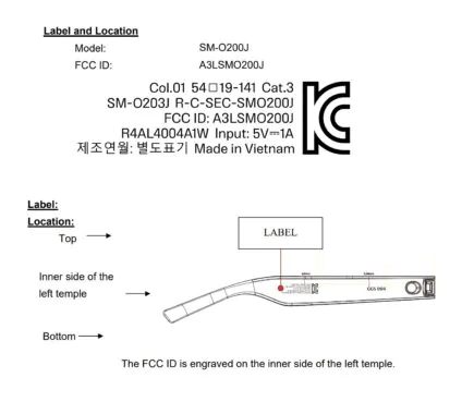 Samsung Galaxy Glasses alla FCC: due design pronti a sfidare Meta 4 image 10