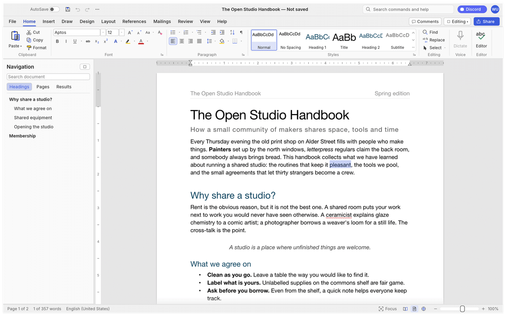 GridCraft, DeckCraft e WordCraft sfidano Microsoft 365 con una suite open source 5 image 269