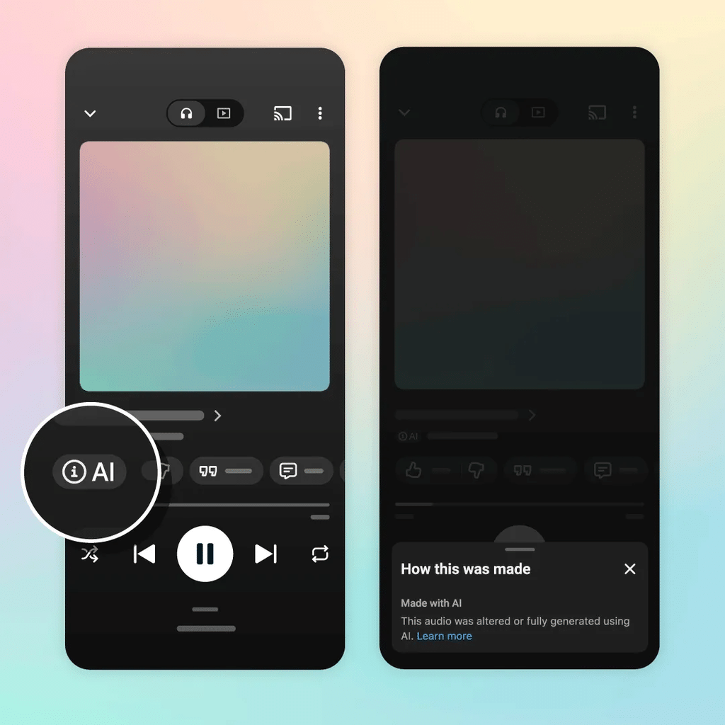 Google aggiorna Android: terremoti, anti-truffa e label AI su YouTube Music 5 image 424