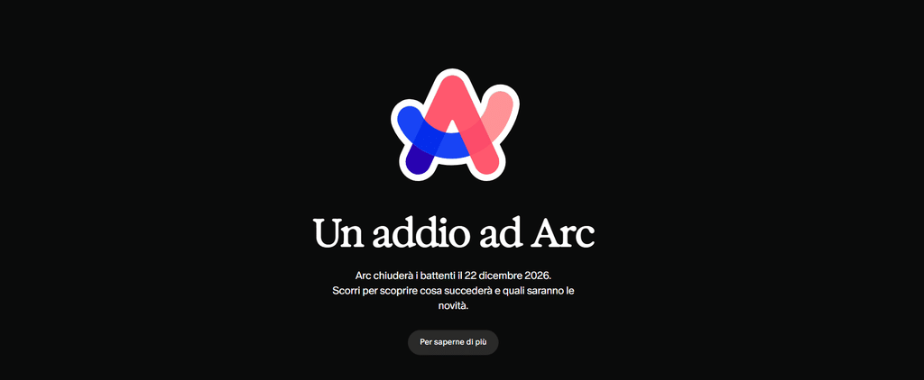 Arc Browser chiude il 22 dicembre: dati a rischio e migrazione a Dia 2 image 537