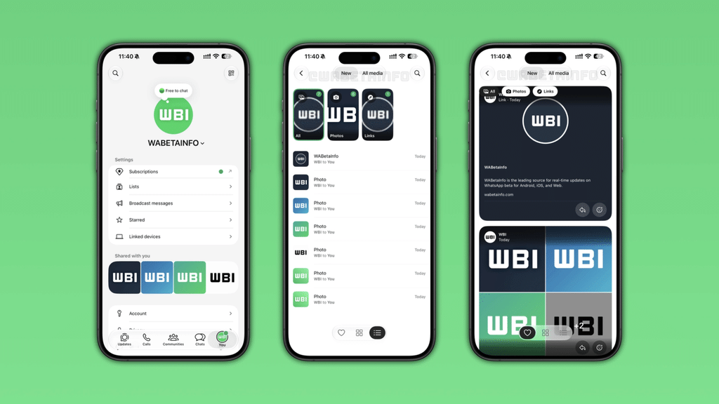 WhatsApp prepara Media Hub su iPhone: foto e link in un unico archivio 3 image 668