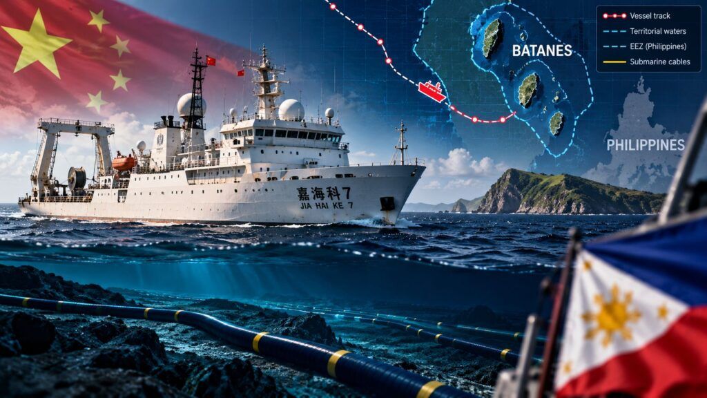 Nave cinese ferma vicino ai cavi delle Filippine: Manila teme attività dual-use 2 nave cinese batanes cavi sottomarini