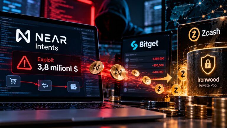 near intents exploit bitget zcash ironwood fondi rubati
