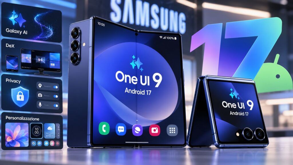 One UI 9 arriva su Galaxy Z Fold 7 e Z Flip 7: Android 17 è stabile 2 one ui 9 galaxy z fold 7 z flip 7 android 17 stabile