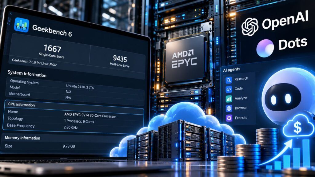 OpenAI Dots gira su VM AMD EPYC a 9 core: il costo nascosto degli agenti AI 2 openai dots vm amd epyc 9 core