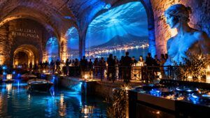 Partenope porta il mare nella Galleria Borbonica: party benefico per i fondali di Napoli 3 Partenope porta il mare nella Galleria Borbonica: party benefico per i fondali di Napoli