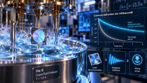 Qubit nell’elio superfluido promette errori 100 volte inferiori, ma è ancora teoria