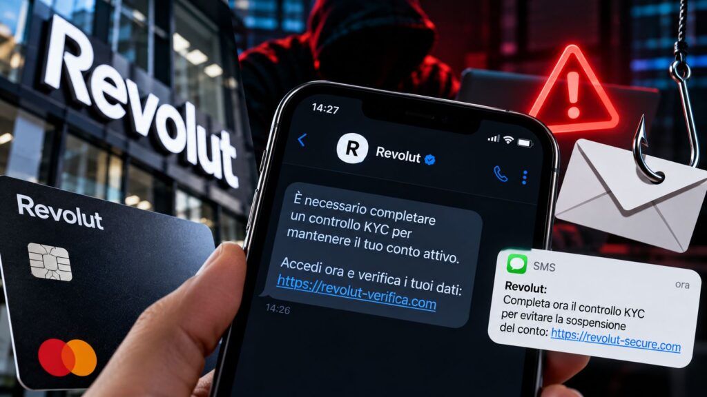 Revolut, phishing dopo il caso PEC: selfie KYC e SMS nella chat ufficiale 2 revolut phishing pec selfie kyc sms clienti