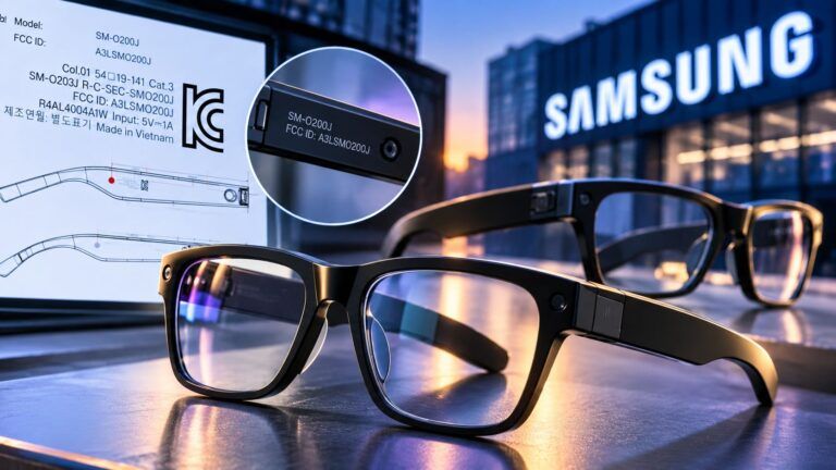 samsung galaxy glasses fcc due design
