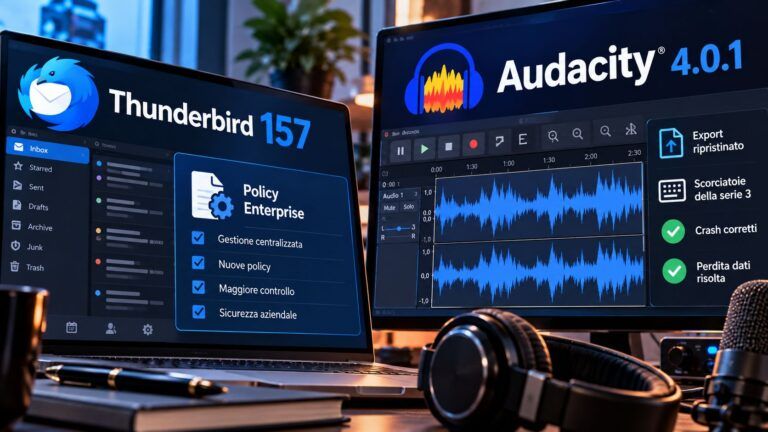 thunderbird 157 audacity 4 0 1